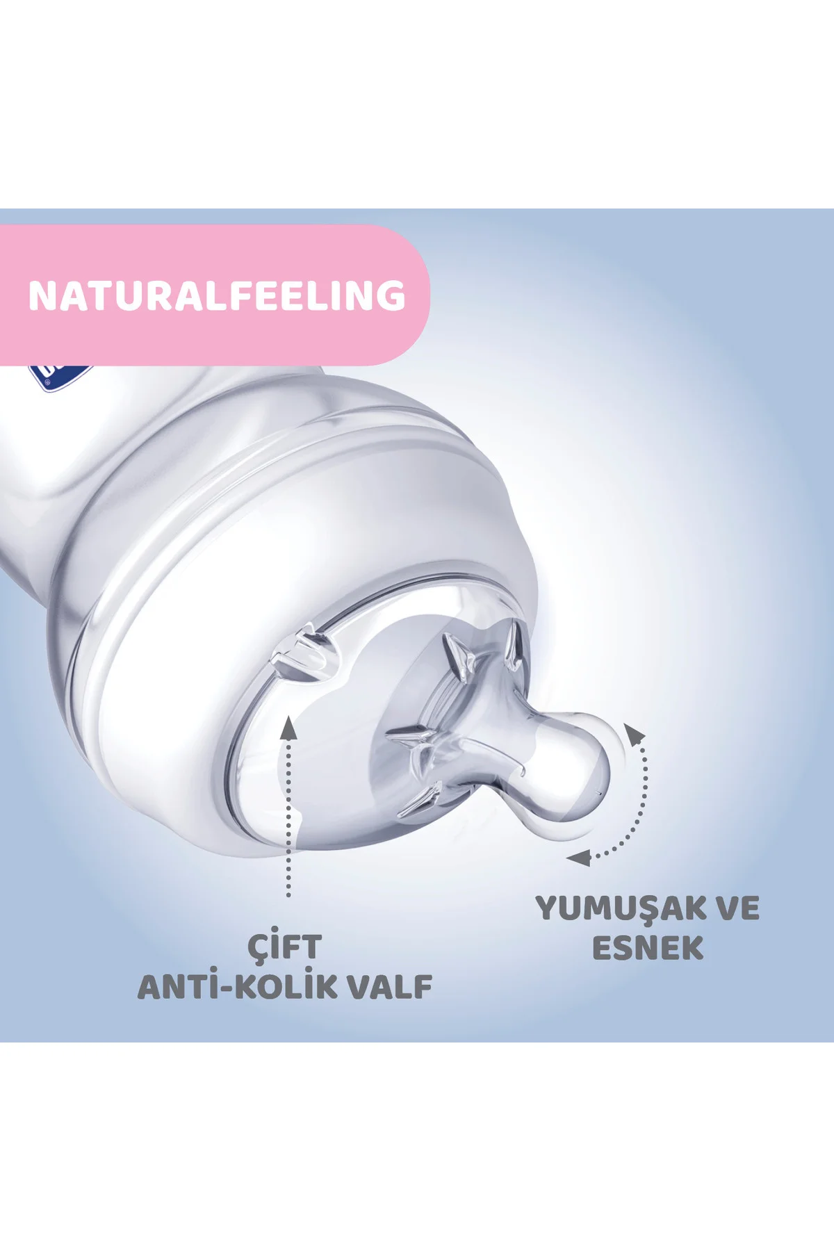Chicoo Naturalfeelıng Cam Biberon 0 Ay 250 ml