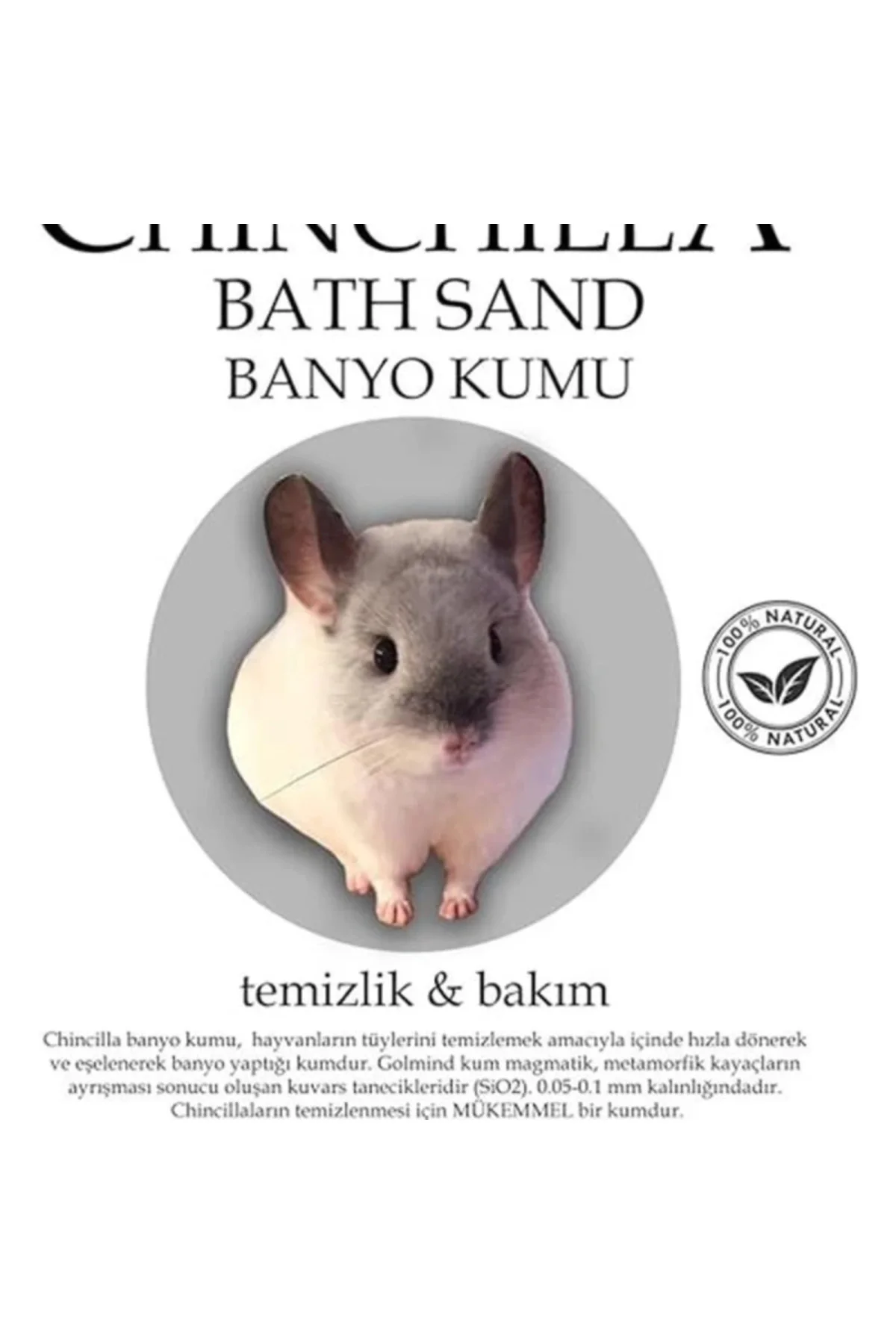 Chinchilla Hamster Banyo Kumu, Kemirgen Kumu (1, Kilogram)