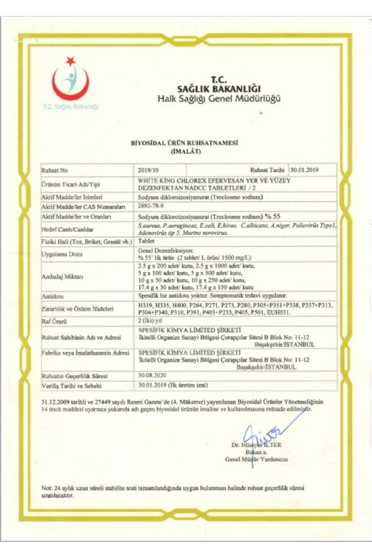 White King Chlorex Chlorex Tablet Dezenfektan 100Lü White King Chlorex Chlorex Tablet Dezenfektan 100Lü