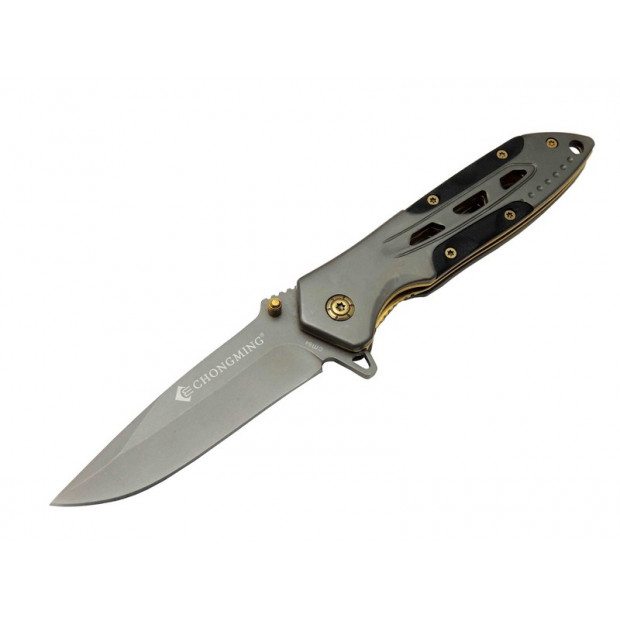 Chongming CM84 Çakı Titanyum Gold 20 cm Manuel, Kemerlikli TdrTR