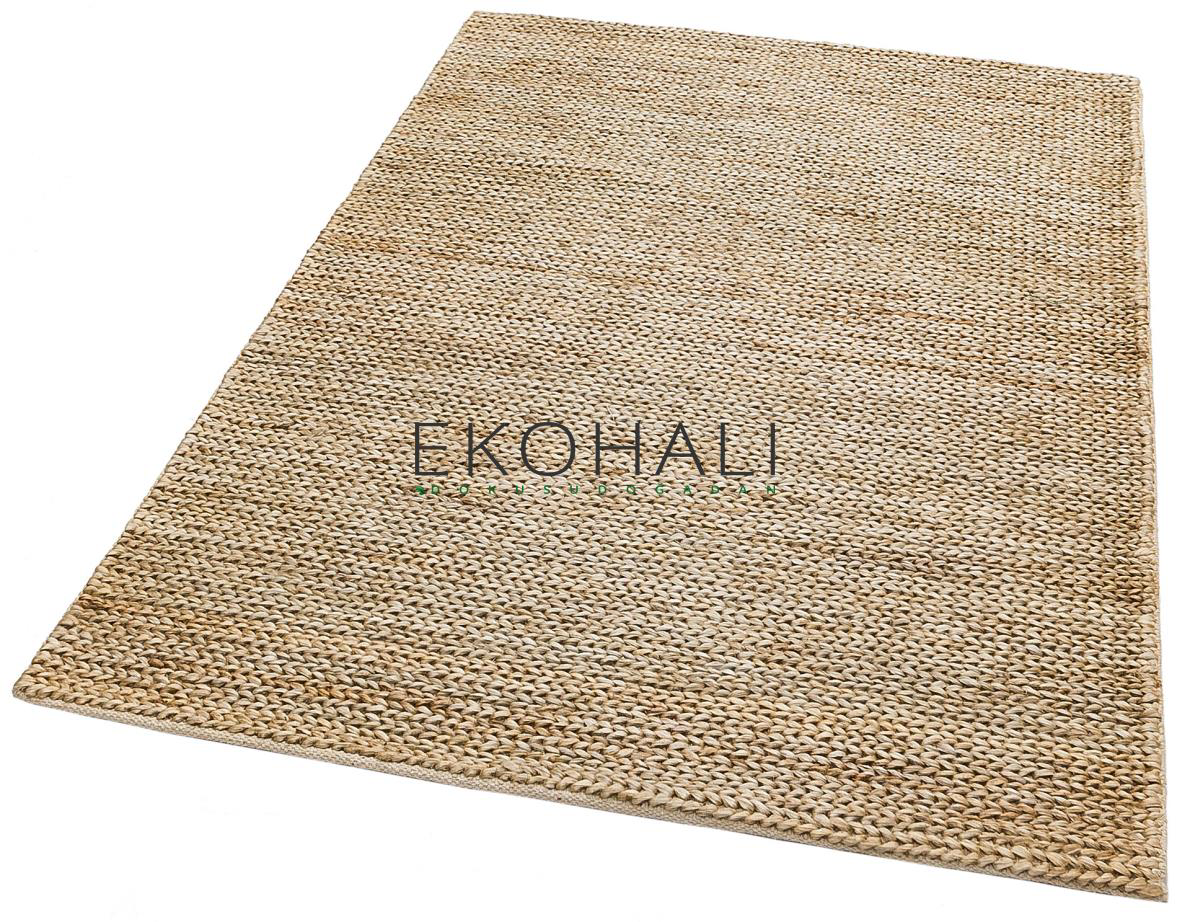 Choti Koleksiyonu Jüt ile üretilen el dokuma sisal kilim Duman Re