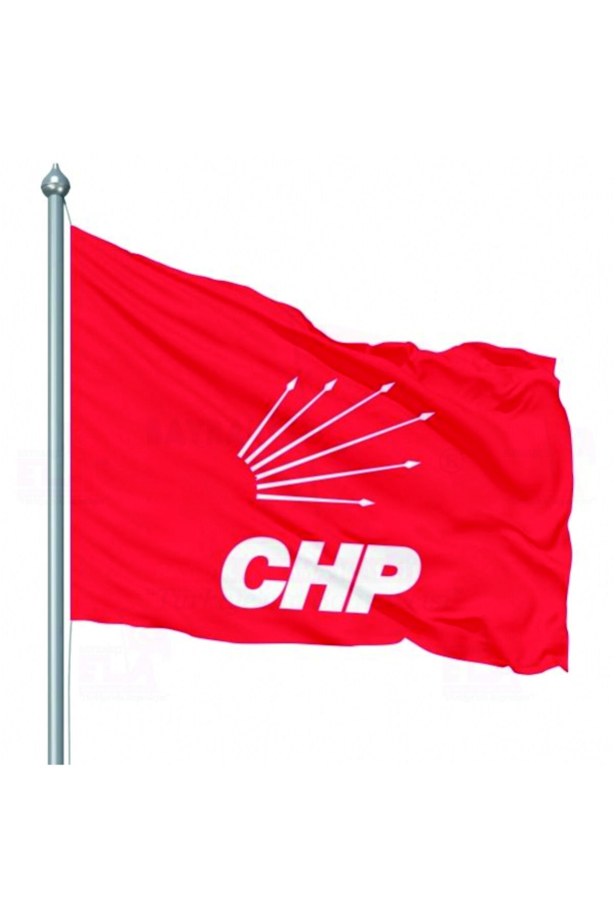 CHP BAYRAĞI 70X105CM ( CUMHURİYET HALK PARTİSİ )