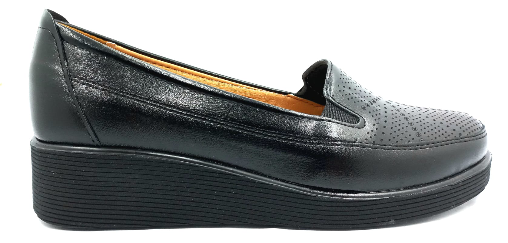 Christina 596, Siyah 36 42 Büyük Numara Ortapedi Anne Ayakkabısı