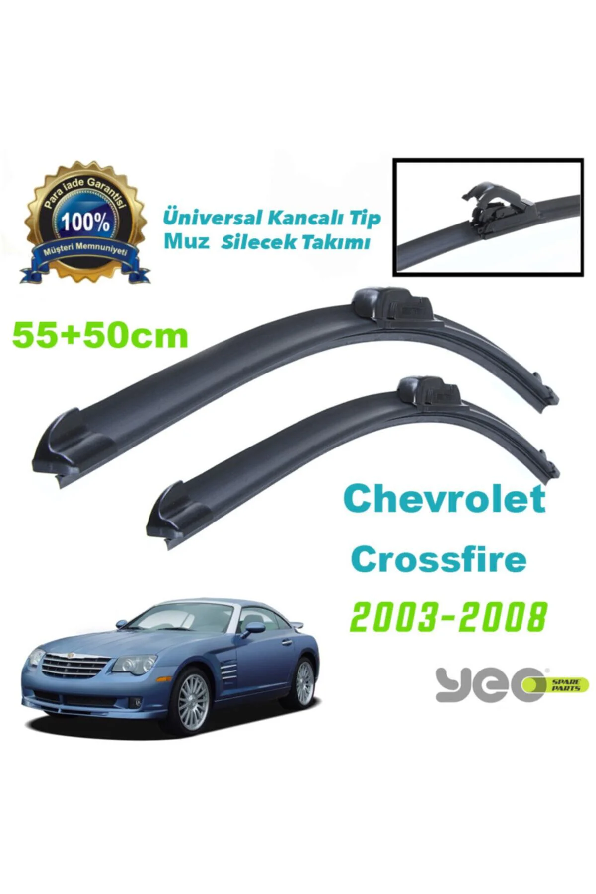 Chrysler Crossfire Aeroflex Muz Silecek Takımı 2003-2008