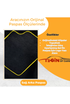 Chrysler Neon 2000-2005 Prime Siyah Halı Sarı Kenar Halı Paspas