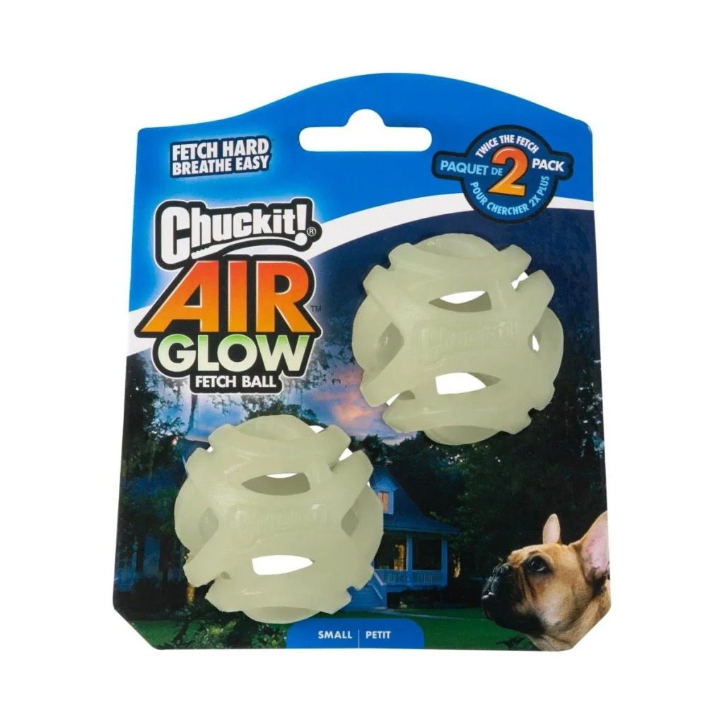 Chuckit! Max Glow Air Fetch Gece Parlayan Köpek Oyun Topu 2'li Pa