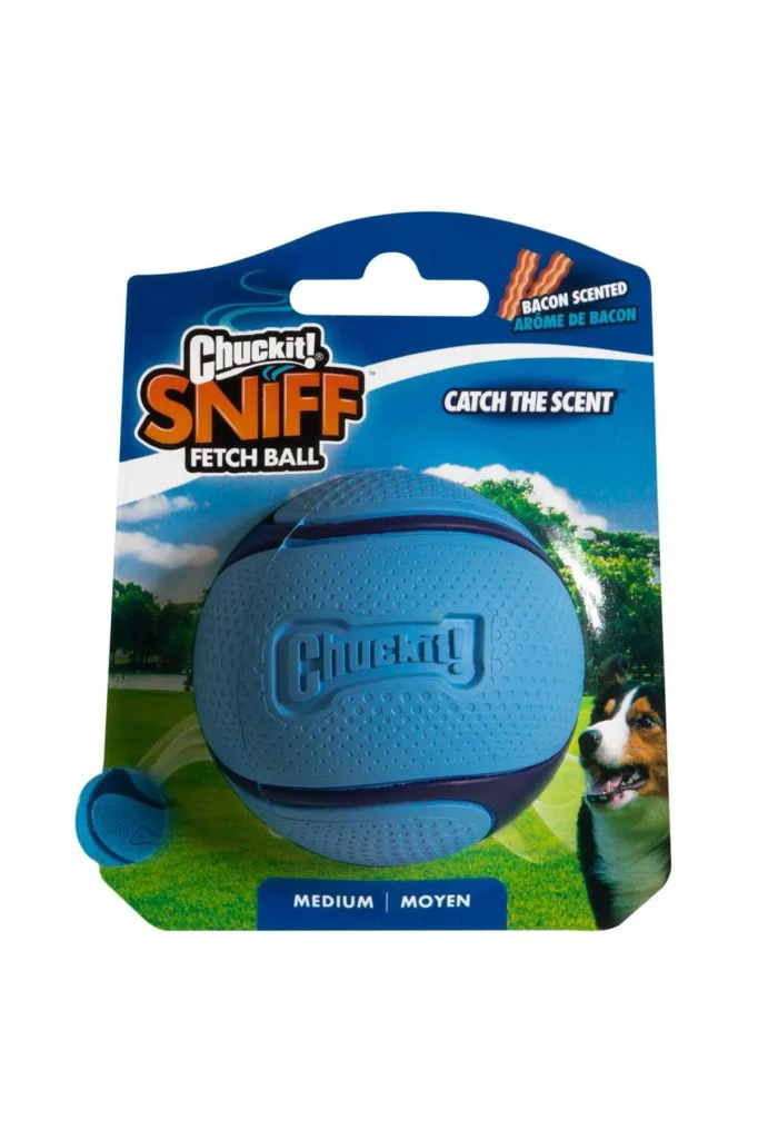 Chuckit! Sniff Fetch Jambon Kokulu Köpek Oyun Topu (Orta Boy)