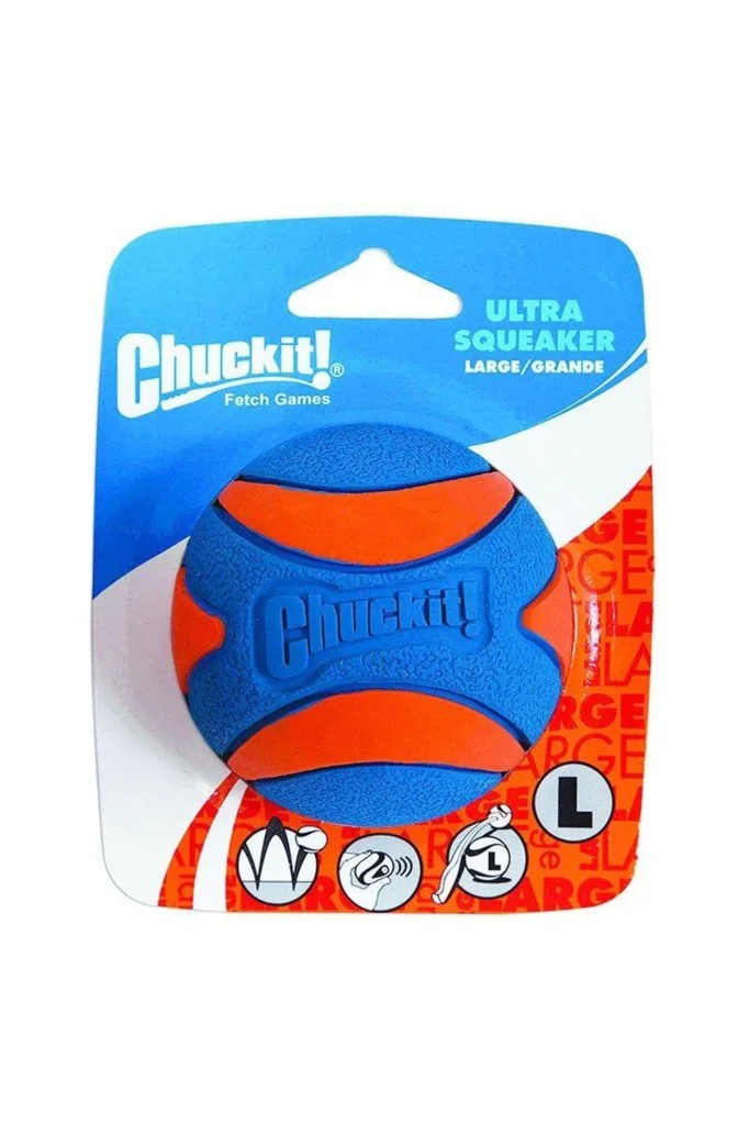 Chuckit! Ultra Squeaker Sesli Köpek Oyun Topu (Büyük Boy) Chuckit! Ultra Squeaker Sesli Köpek Oyun Topu (Büyük Boy)