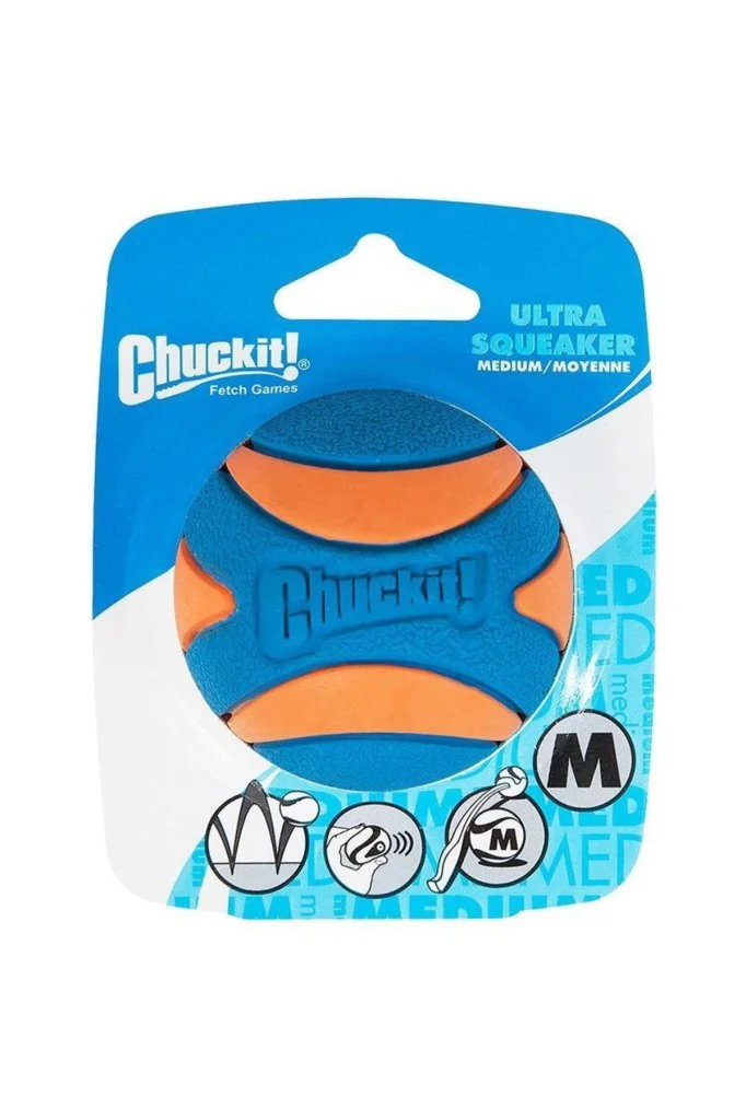 Chuckit! Ultra Squeaker Sesli Köpek Oyun Topu (Orta Boy) Chuckit! Ultra Squeaker Sesli Köpek Oyun Topu (Orta Boy)