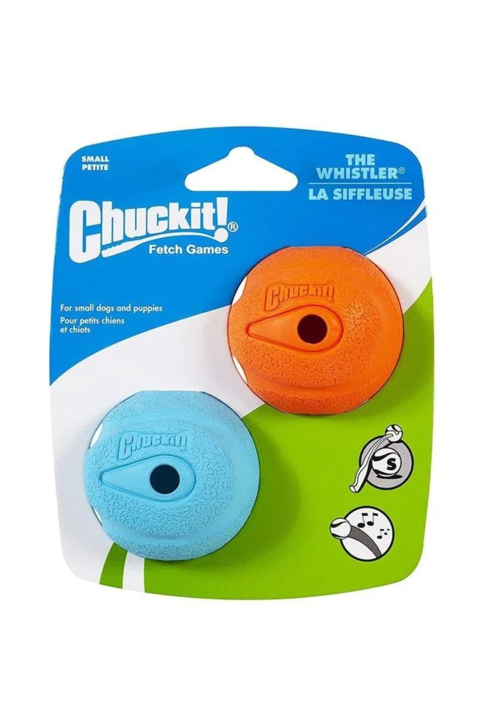 Chuckit! Whistler Köpek Oyun Topu 2'li Paket (Küçük Boy)