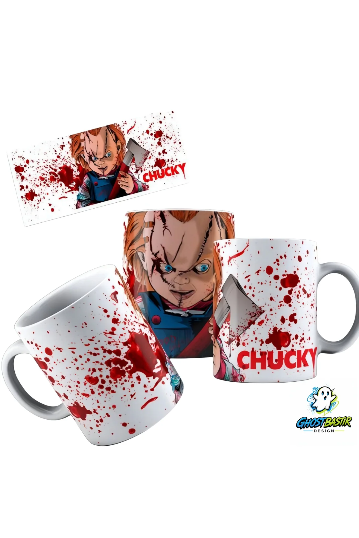 Chucky Kupa Bardak | Tek Adet K0188