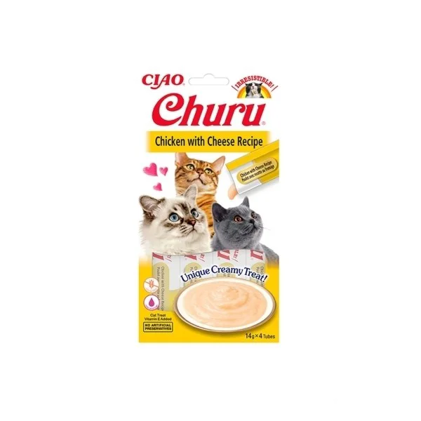 Ciao Churu Cream Tavuklu ve Peynirli Kedi Ödül Kreması 4 x 14 Gr Ciao Churu Cream Tavuklu ve Peynirli Kedi Ödül Kreması 4 x 14 Gr