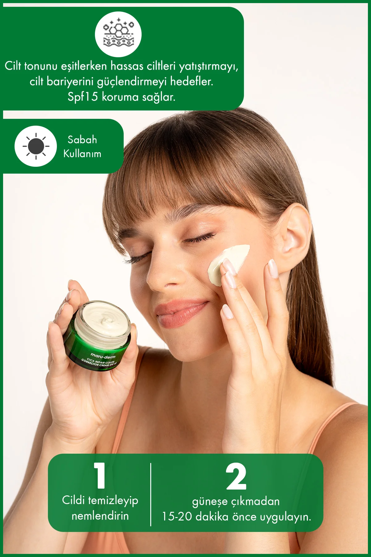 Cica Cilt Tonu Eşitleyici Krem 15 SPF - 30 ML