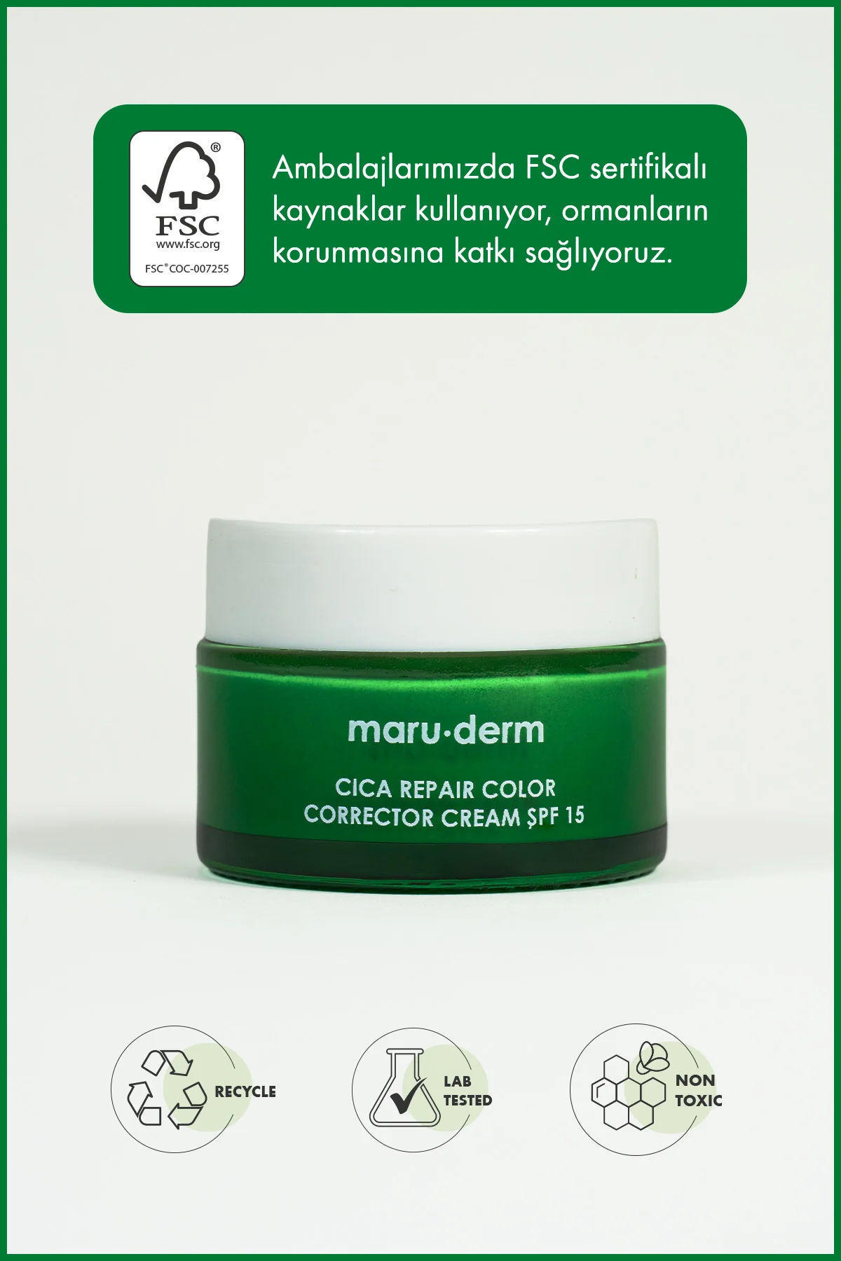 Cica Cilt Tonu Eşitleyici Krem 15 SPF - 30 ML
