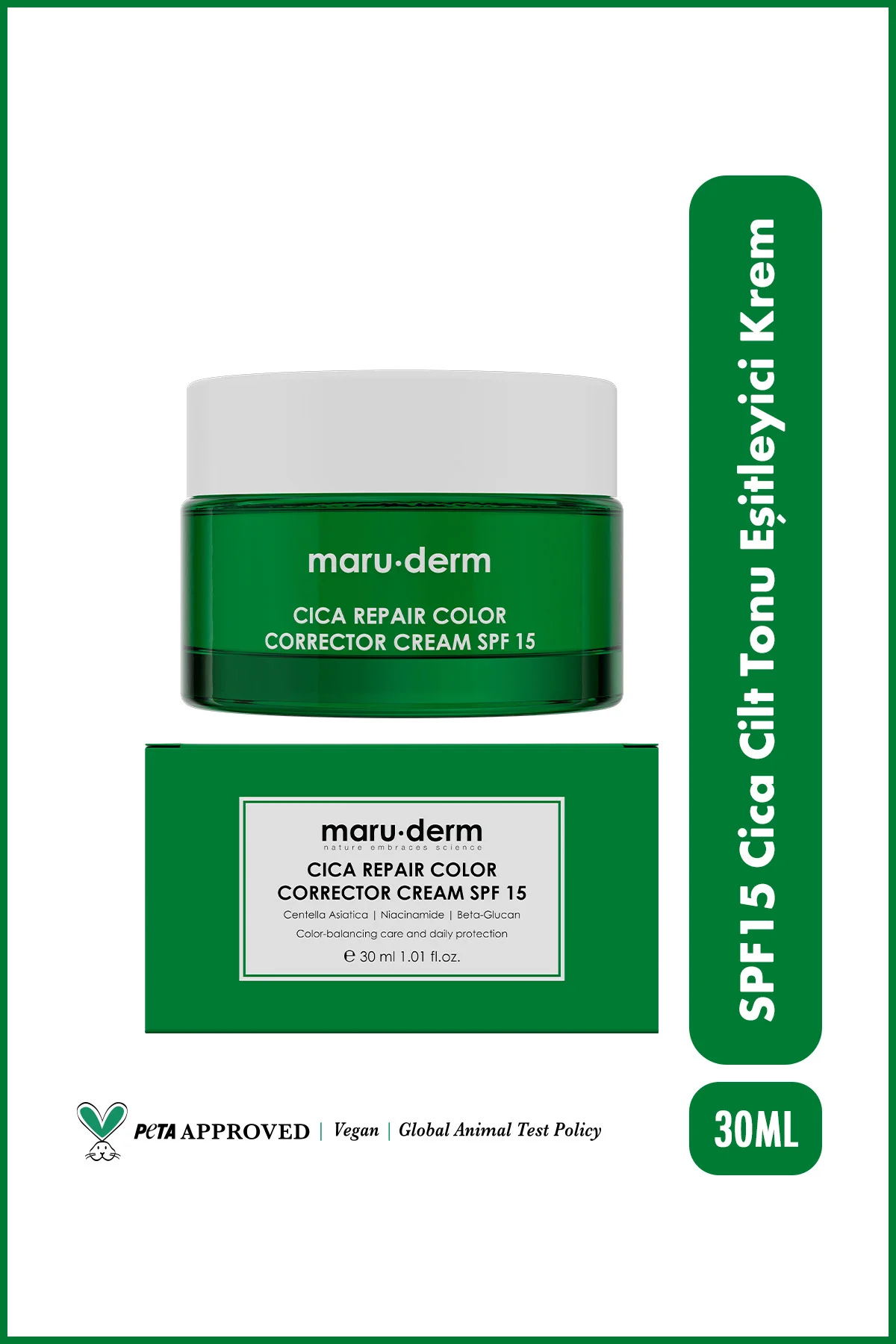 Cica Cilt Tonu Eşitleyici Krem 15 SPF - 30 ML