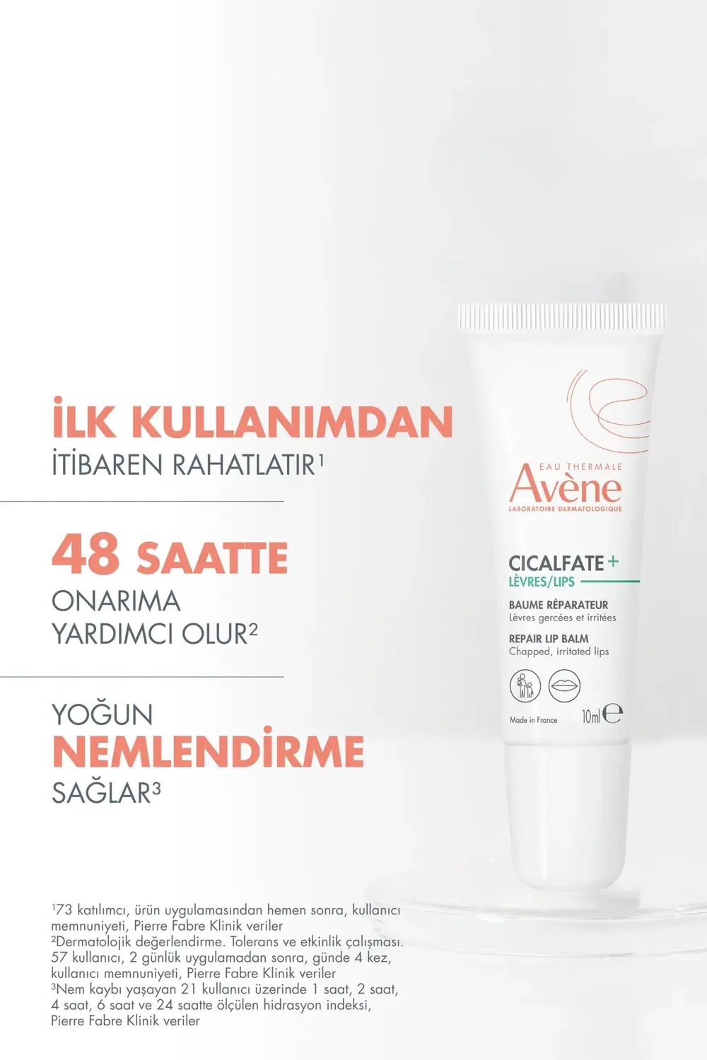 Cicalfate Çatlamış ve Kurumuş Dudaklar için Onarıcı ve Nemlendiri