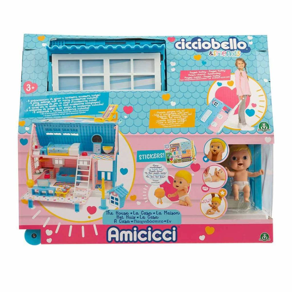 Cicciobello ve Arkadaşları Amicicci Ev Oyun Seti CC012000 Cicciobello ve Arkadaşları Amicicci Ev Oyun Seti CC012000