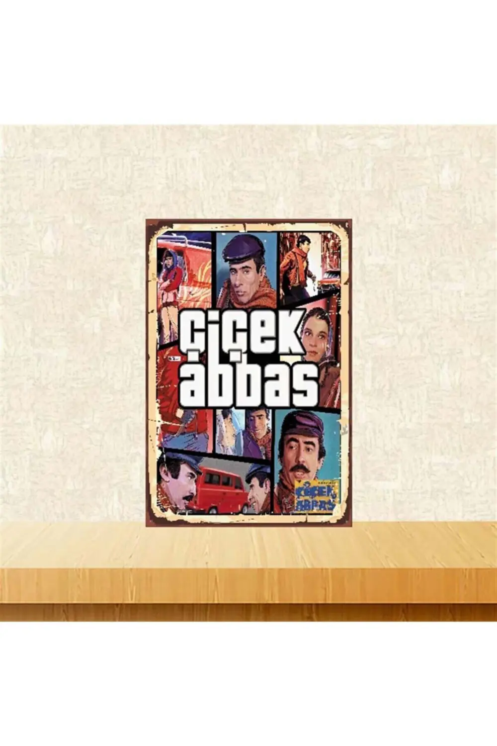 Çiçek Abbas 20-30 Cm Retro Ahşap Poster Tkfx4066 Çiçek Abbas 20-30 Cm Retro Ahşap Poster Tkfx4066