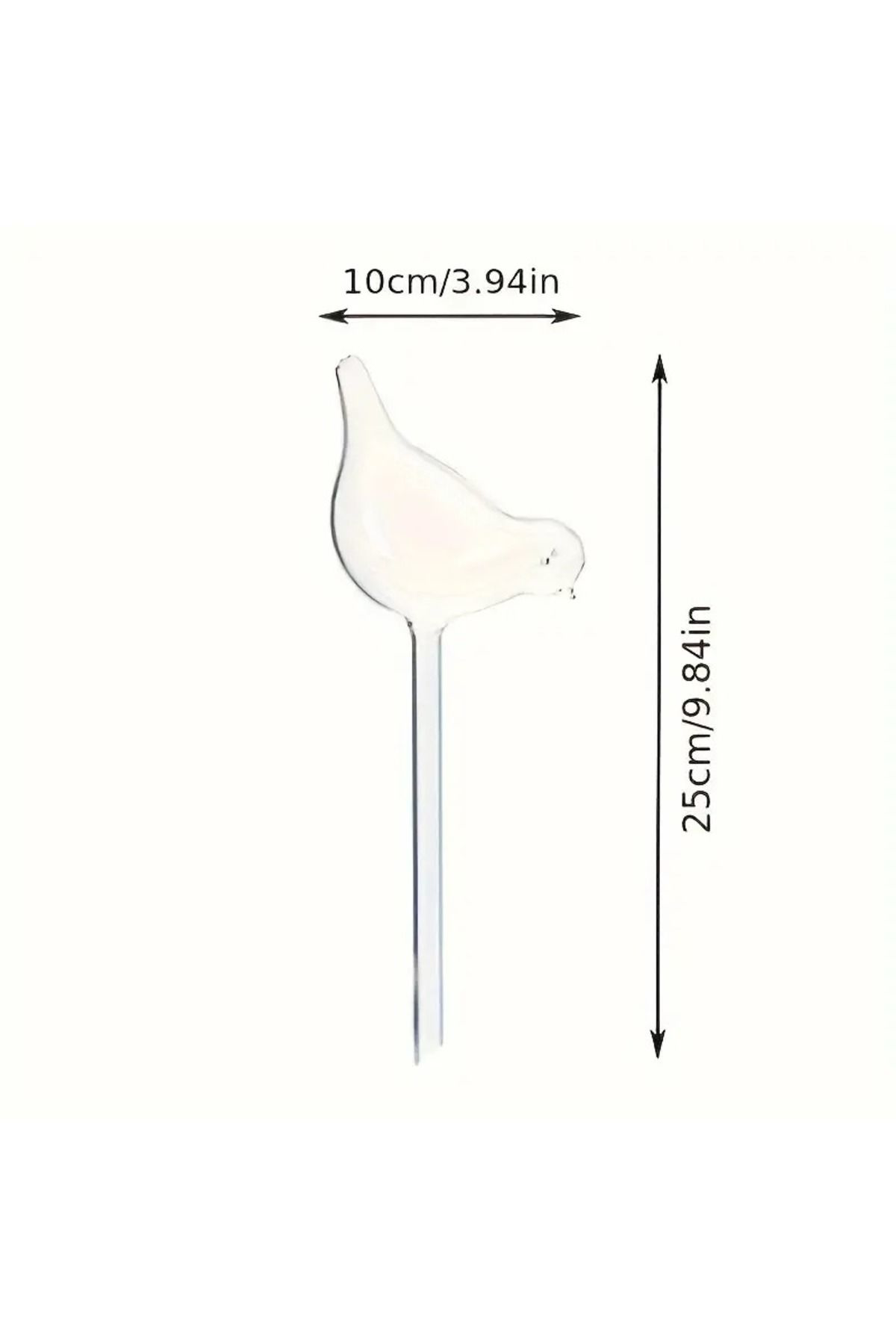 Çiçek & Bitkilere Kuşlu Damla Sulama Hazneli Küre 2li