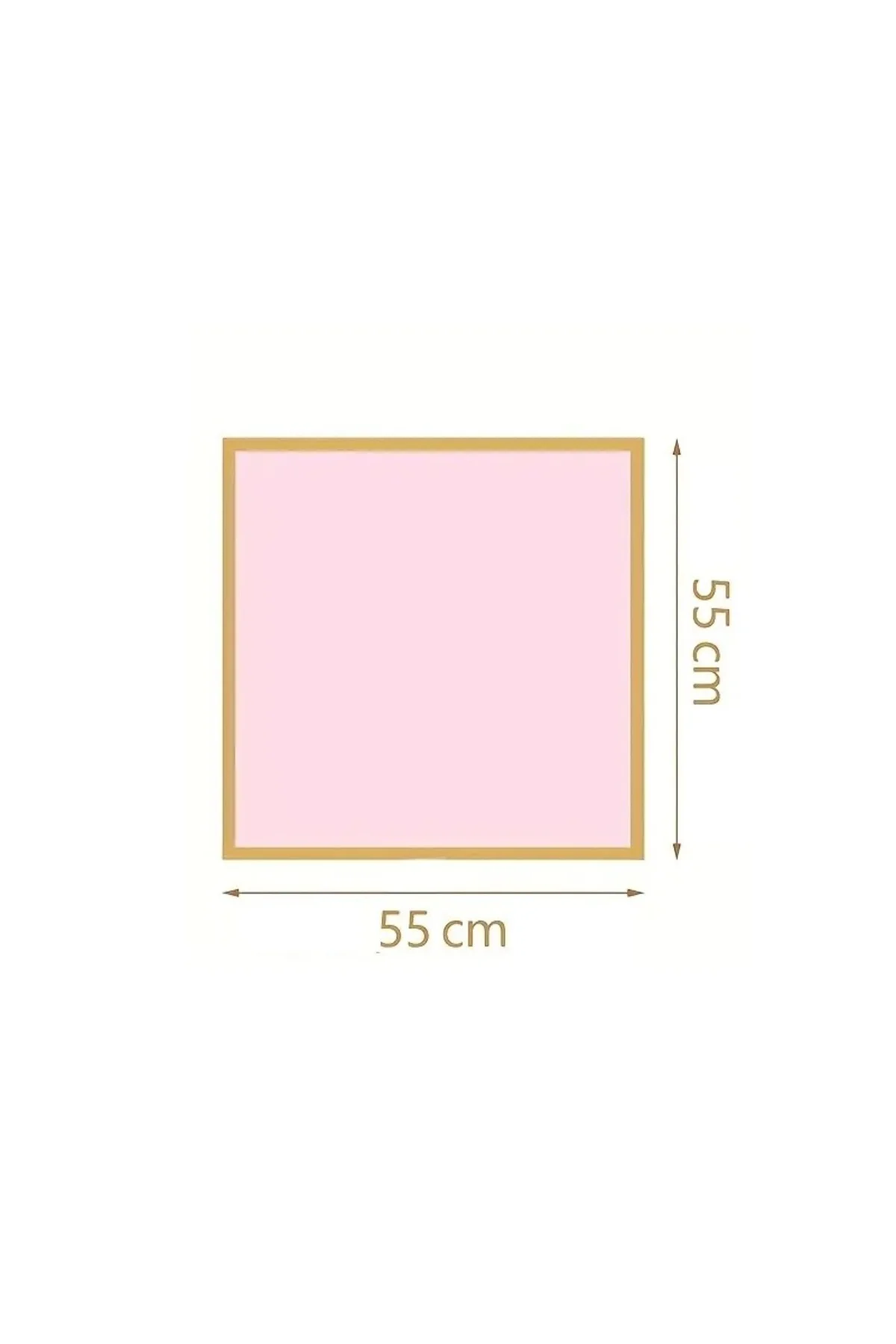 Çiçek Buket Ambalaj Jelatin Kağıdı (PEMBE zemin ve GOLD kenarlı) 