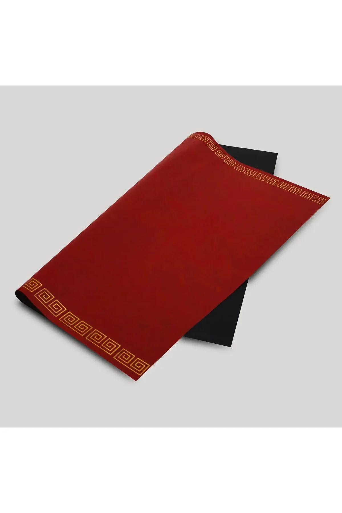 Çiçek Buket Ambalaj Kağıdı (BORDO-ROMA-DESEN) 57x57cm 5 adet