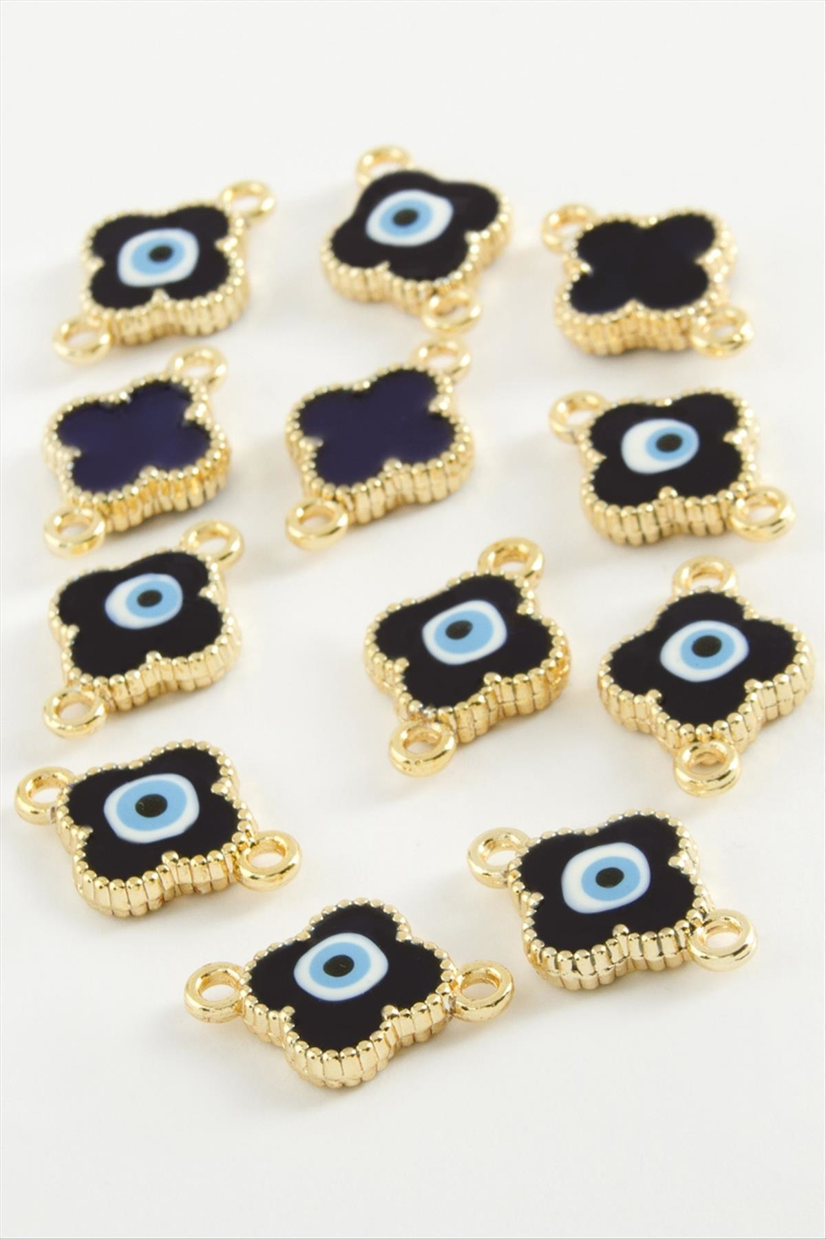 Çiçek Çift Kulplu Mineli Bileklik ve Kolye Ucu Aparatı 1 Adet