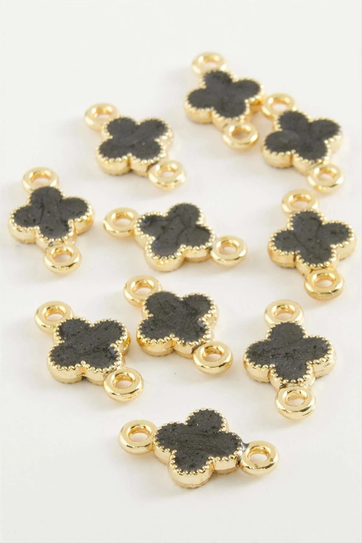 Çiçek Çift Kulplu Mineli Bileklik ve Kolye Ucu Aparatı 1 Adet