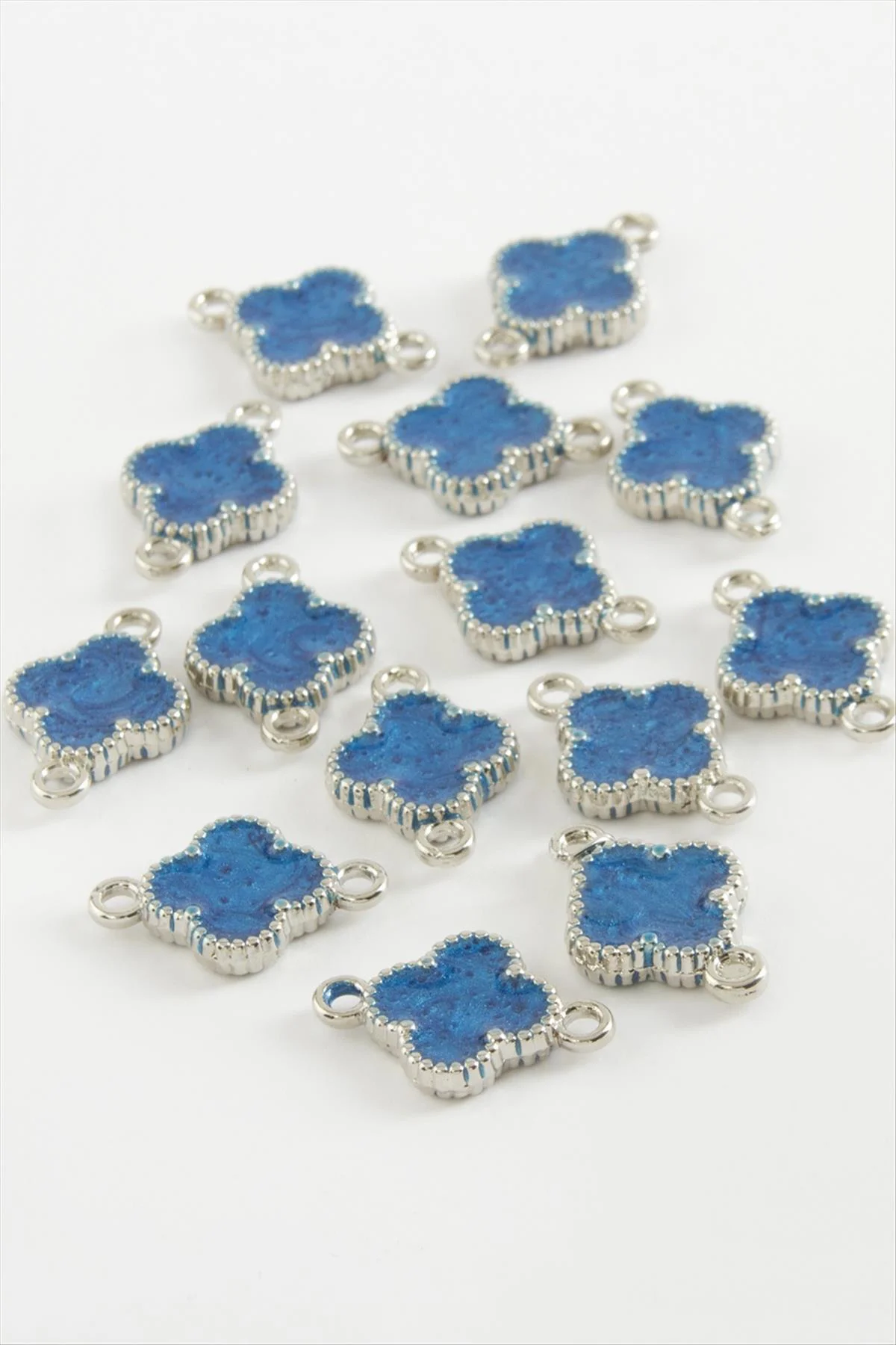 Çiçek Çift Kulplu Mineli Bileklik ve Kolye Ucu Aparatı 1 Adet