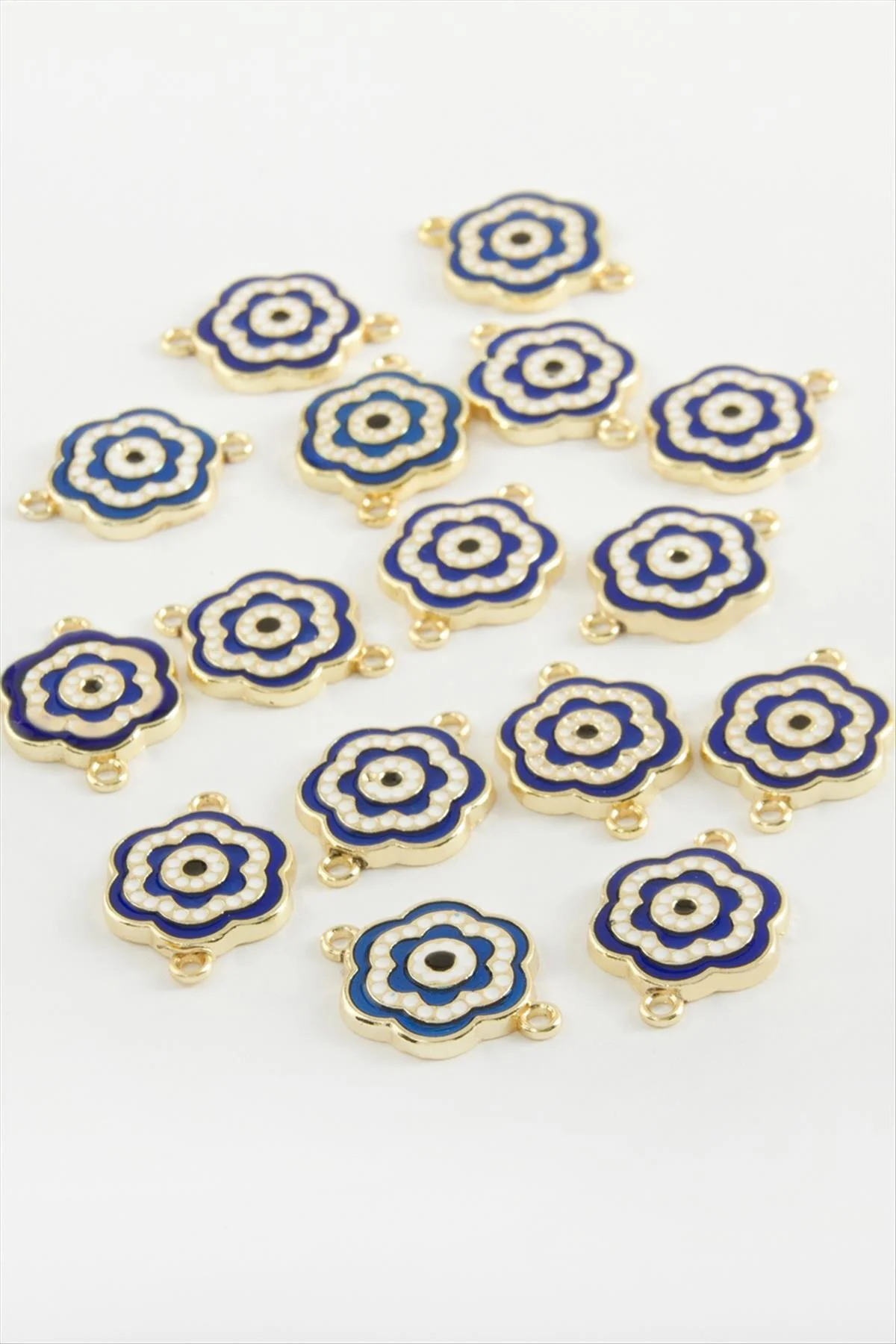 Çiçek Çift Kulplu Mineli Bileklik ve Kolye Ucu Aparatı 1 Adet