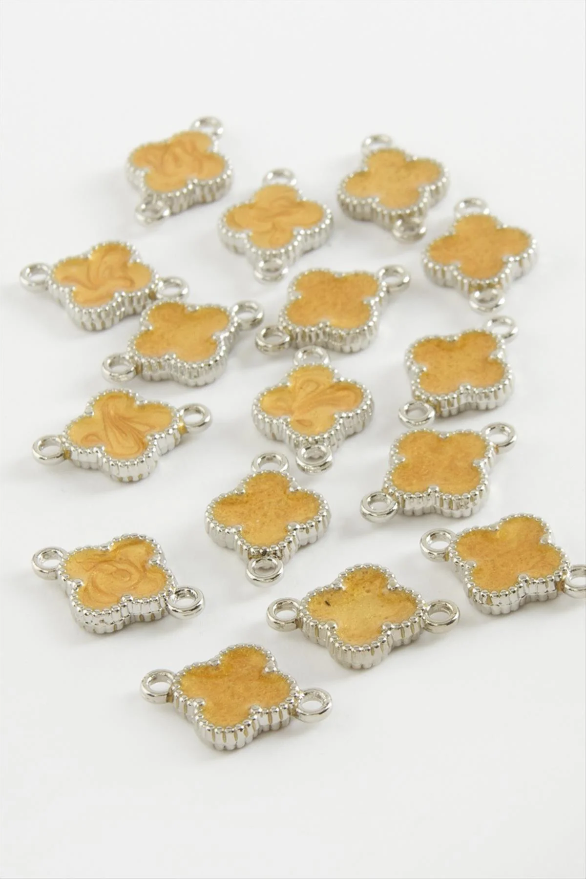 Çiçek Çift Kulplu Mineli Bileklik ve Kolye Ucu Aparatı 1 Adet