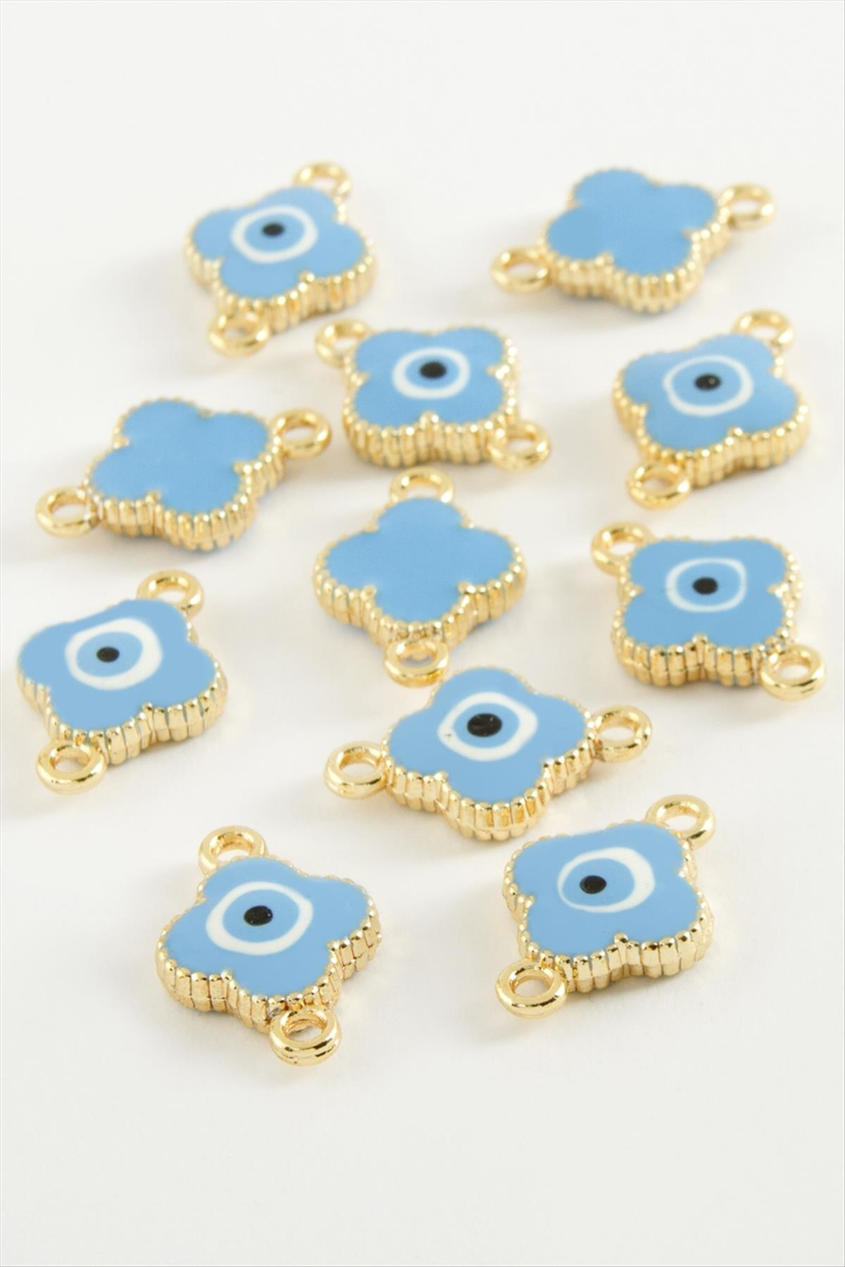 Çiçek Çift Kulplu Mineli Bileklik ve Kolye Ucu Aparatı 1 Adet