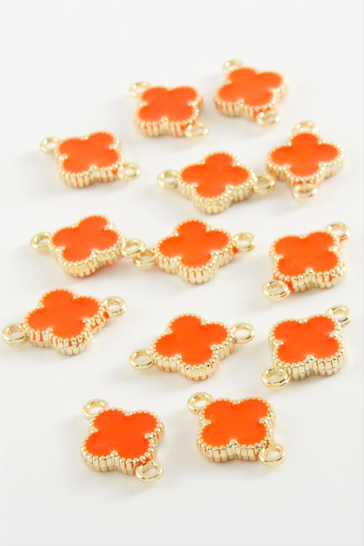 Çiçek Çift Kulplu Mineli Bileklik ve Kolye Ucu Aparatı 1 Adet