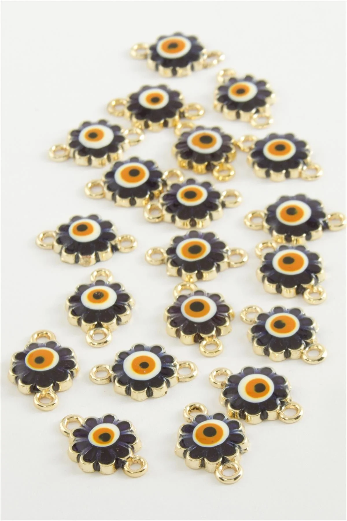 Çiçek Çift Kulplu Mineli Bileklik ve Kolye Ucu Aparatı 1 Adet