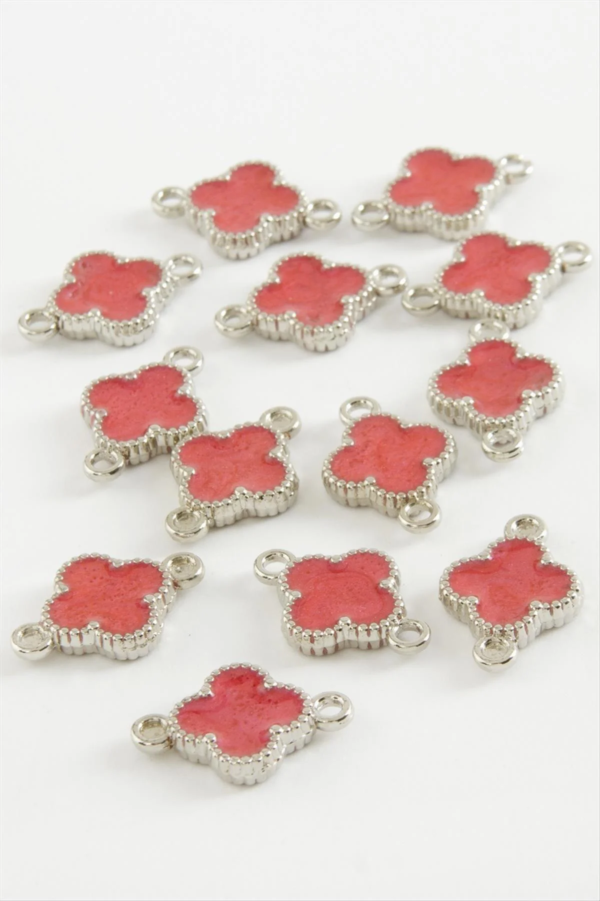 Çiçek Çift Kulplu Mineli Bileklik ve Kolye Ucu Aparatı 1 Adet