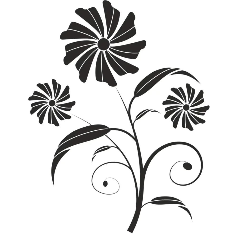 ÇİÇEK DESENİ FOLYO STİCKER ÇİÇEK DESENİ FOLYO STİCKER