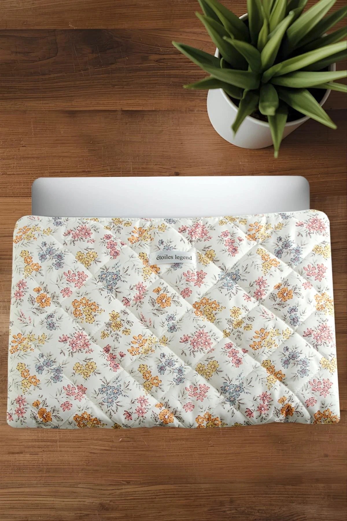 Çiçek Desenli Labtop Bilgisayar Çantası 15*16 inç Çiçek Desenli Labtop Bilgisayar Çantası 15*16 inç