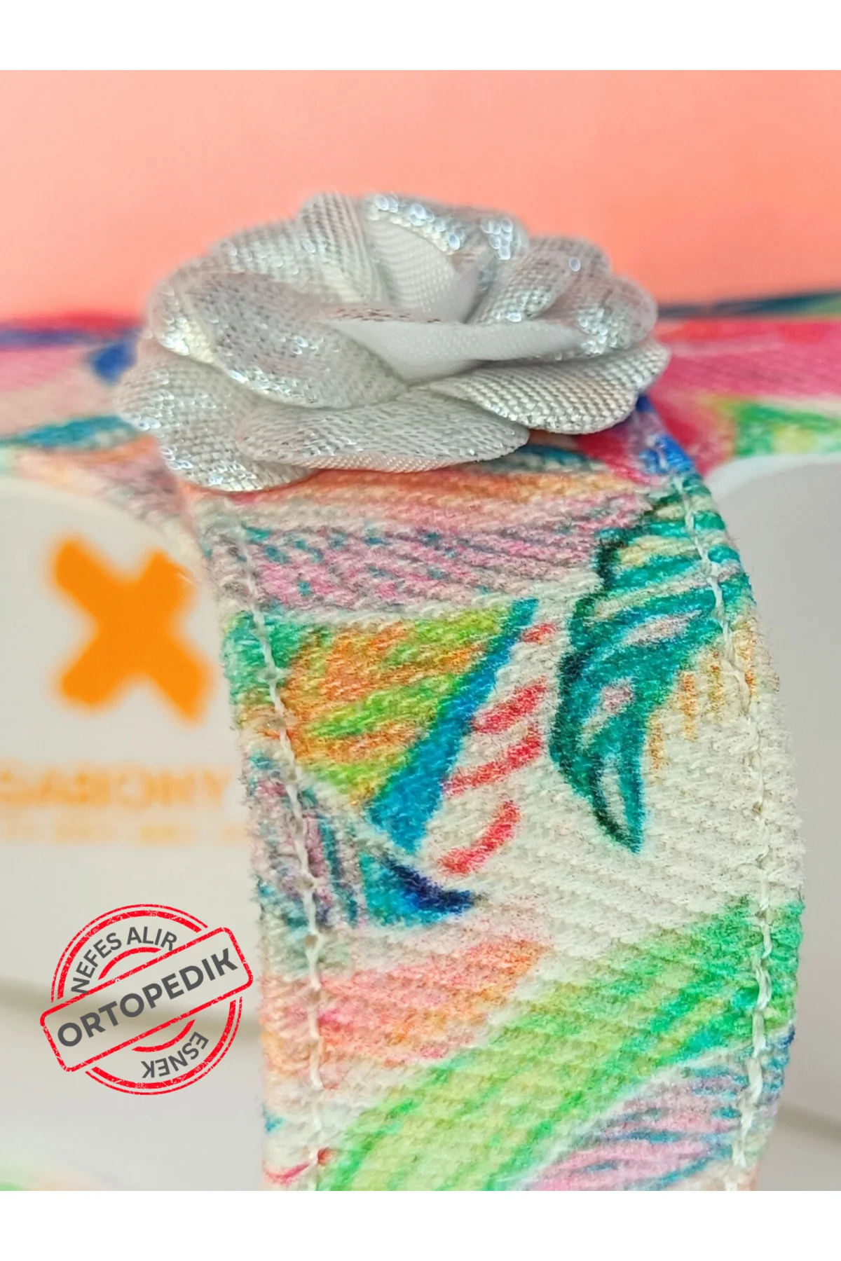 Çiçek Desenli Ortopedik Kanvas Kız Çocuk Babet Sneaker Çiçek Desenli Ortopedik Kanvas Kız Çocuk Babet Sneaker