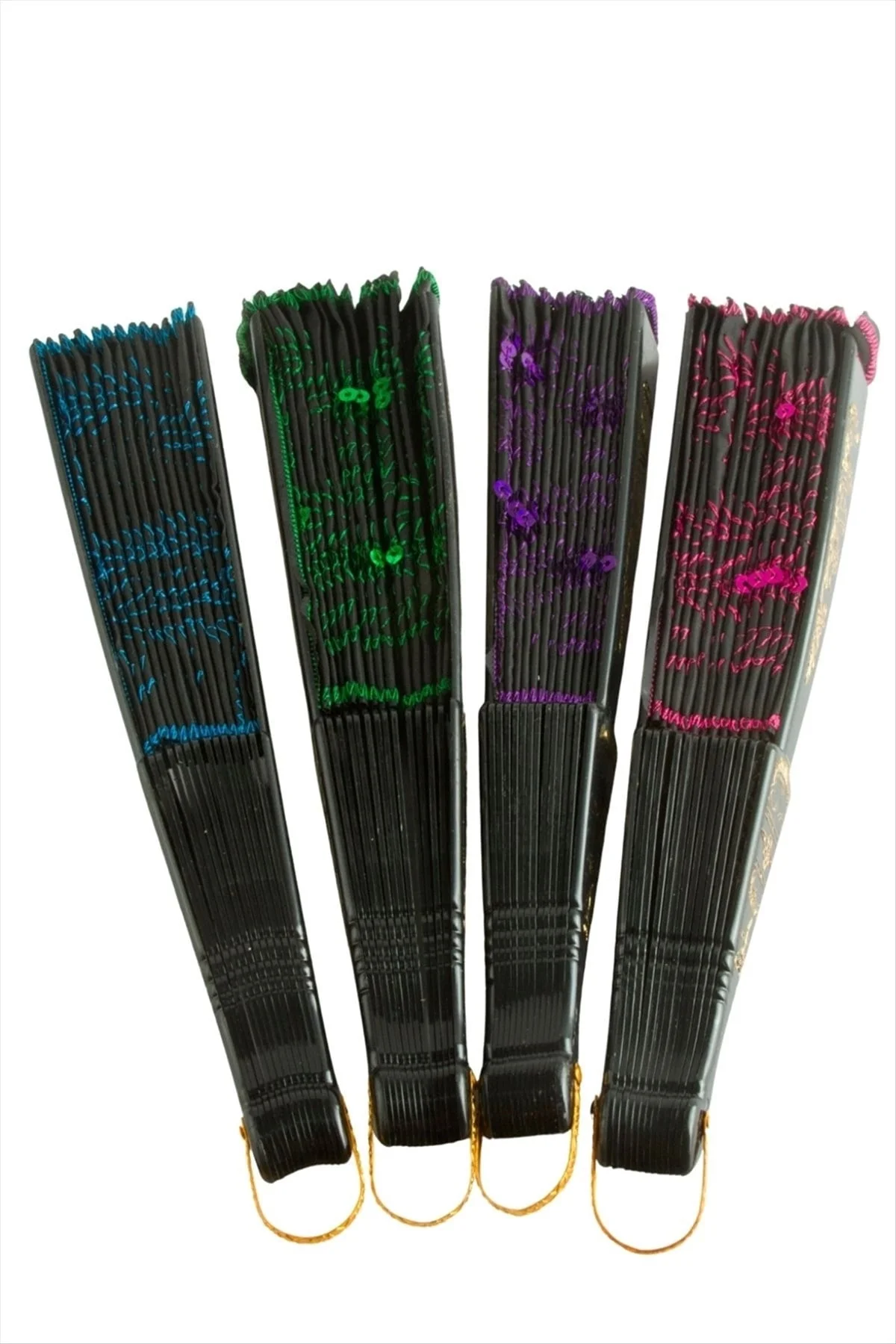Çiçek Desenli Yelpaze