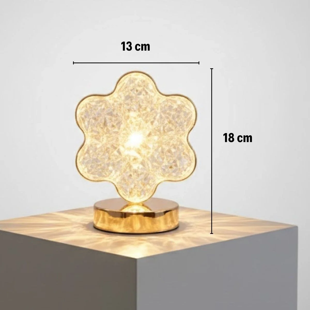 Çiçek Model Kristal Led Masa Lambası – Dokunmatik, 3 Renk Işık Modlu, Şarjlı Mini Dekoratif Gece Lambası Bx40 Fiyatı, Yorumları ve Özellikleri