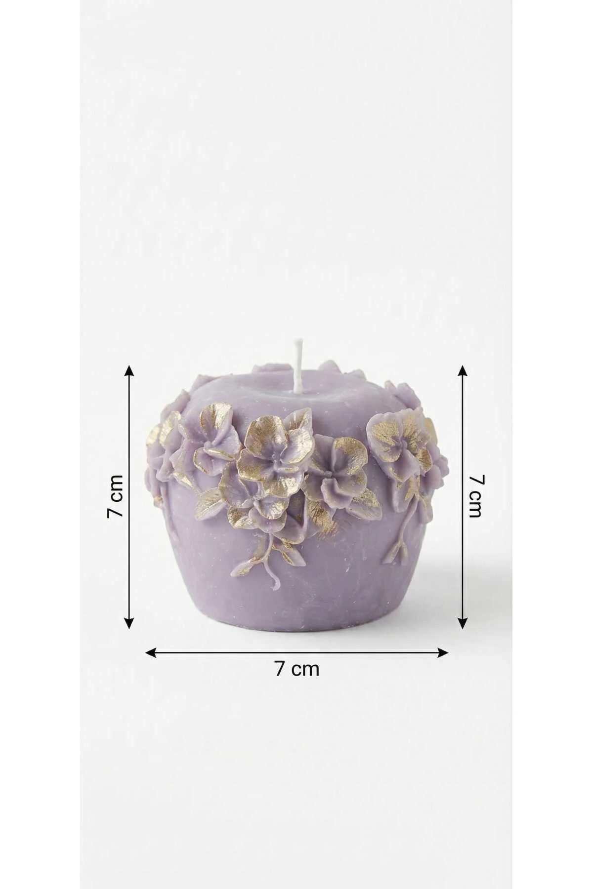 Çiçek Mum 200gr Organik Soya