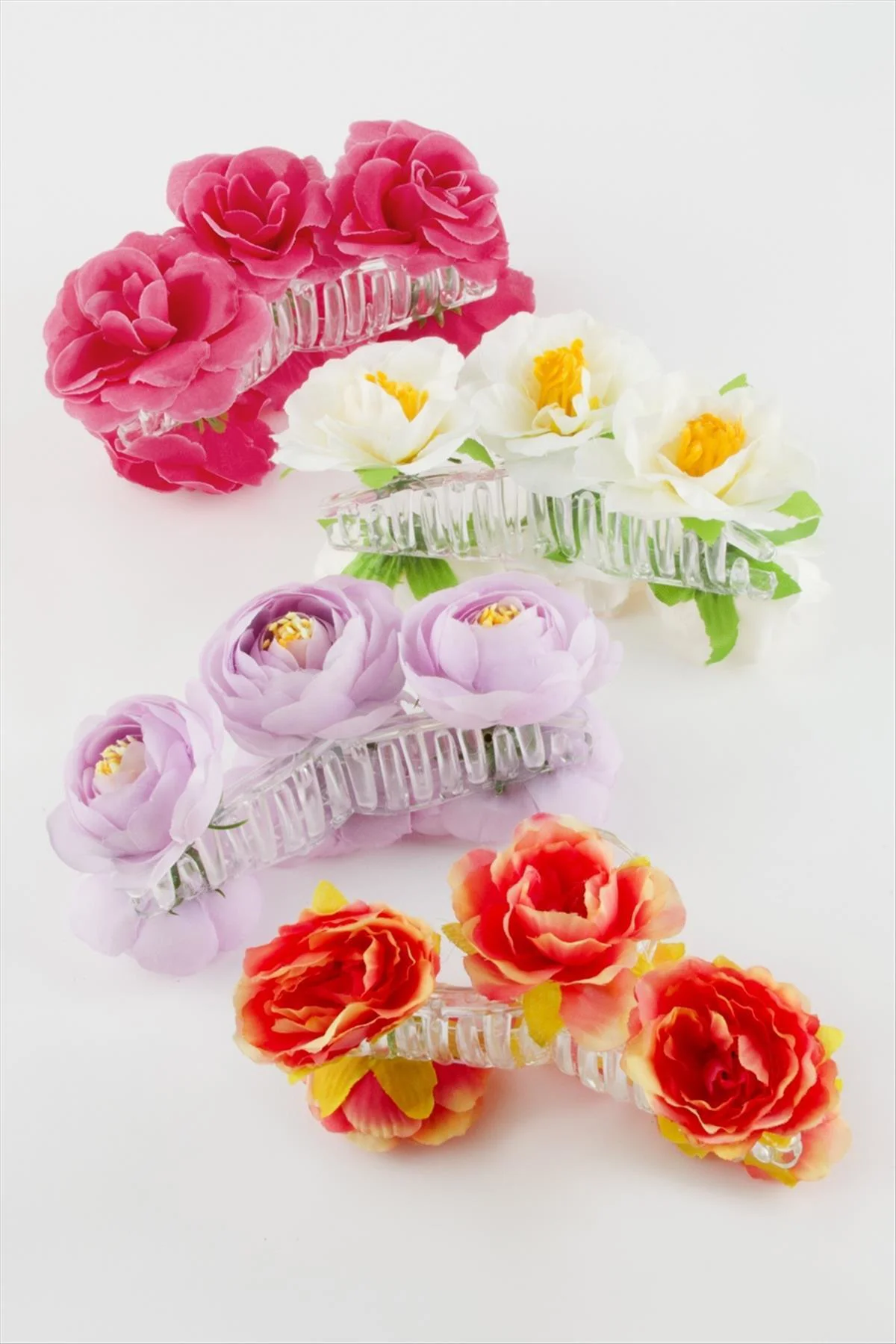 Çiçek Renkli Mandal Toka 11 cm Çiçek Renkli Mandal Toka 11 cm