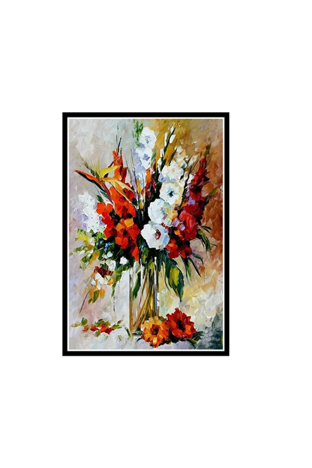 Çiçek Tasarımlı 20x30 Cm Retro Ahşap Poster