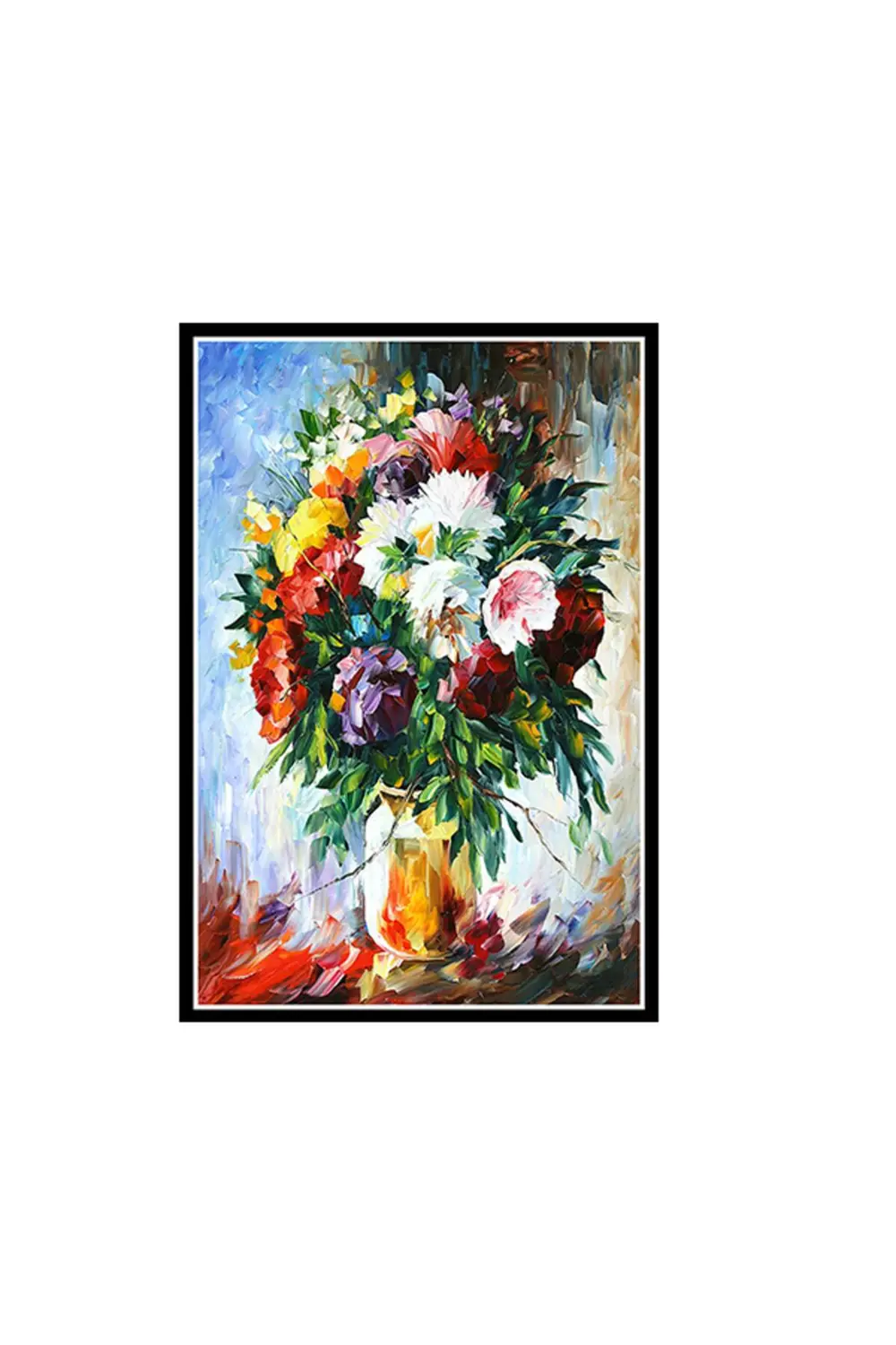 Çiçek Tasarımlı 20x30 Cm Retro Ahşap Poster