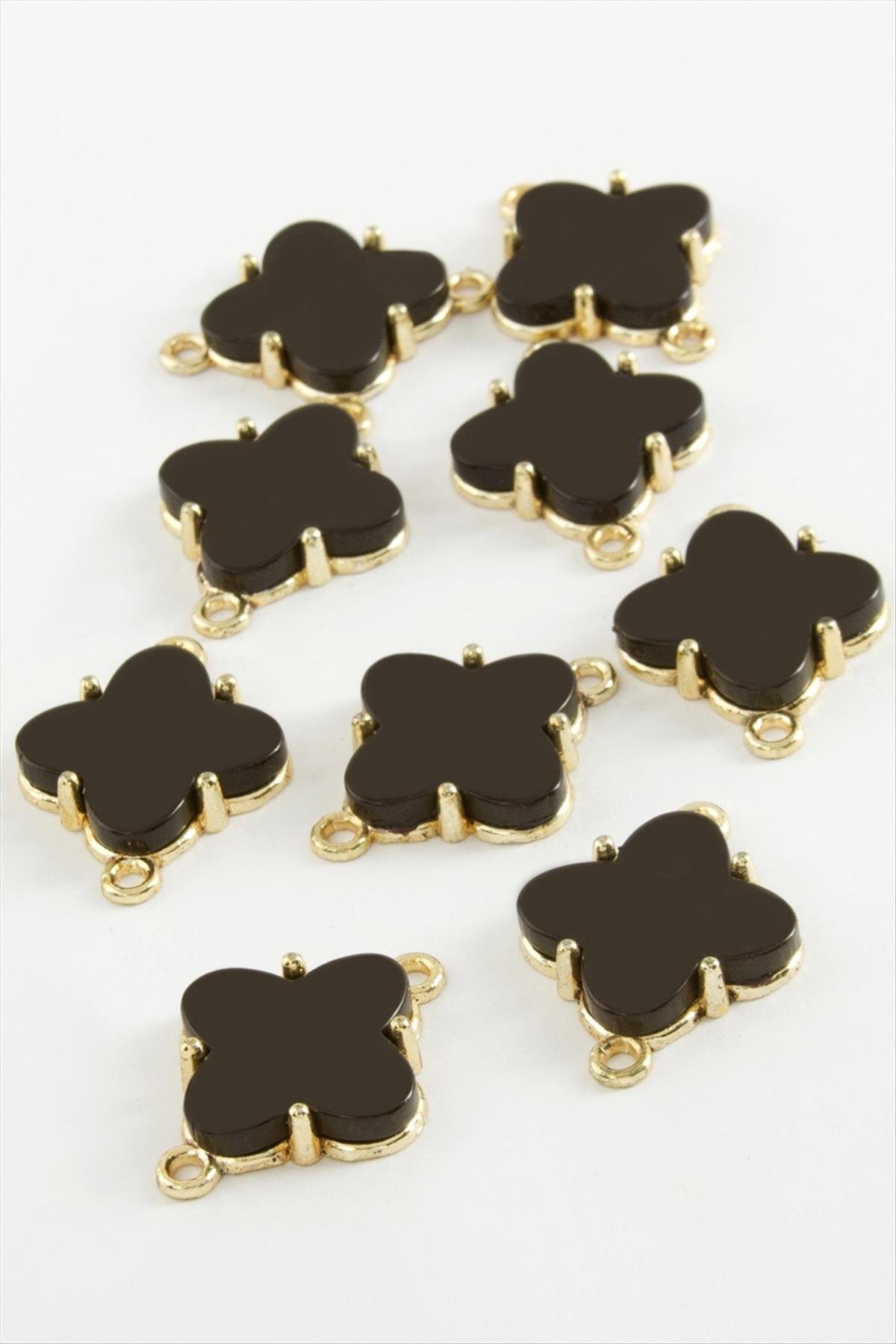 Çiçek Tek Kulp Polyester Bileklik ve Kolye Ucu Aparatı 1 Adet