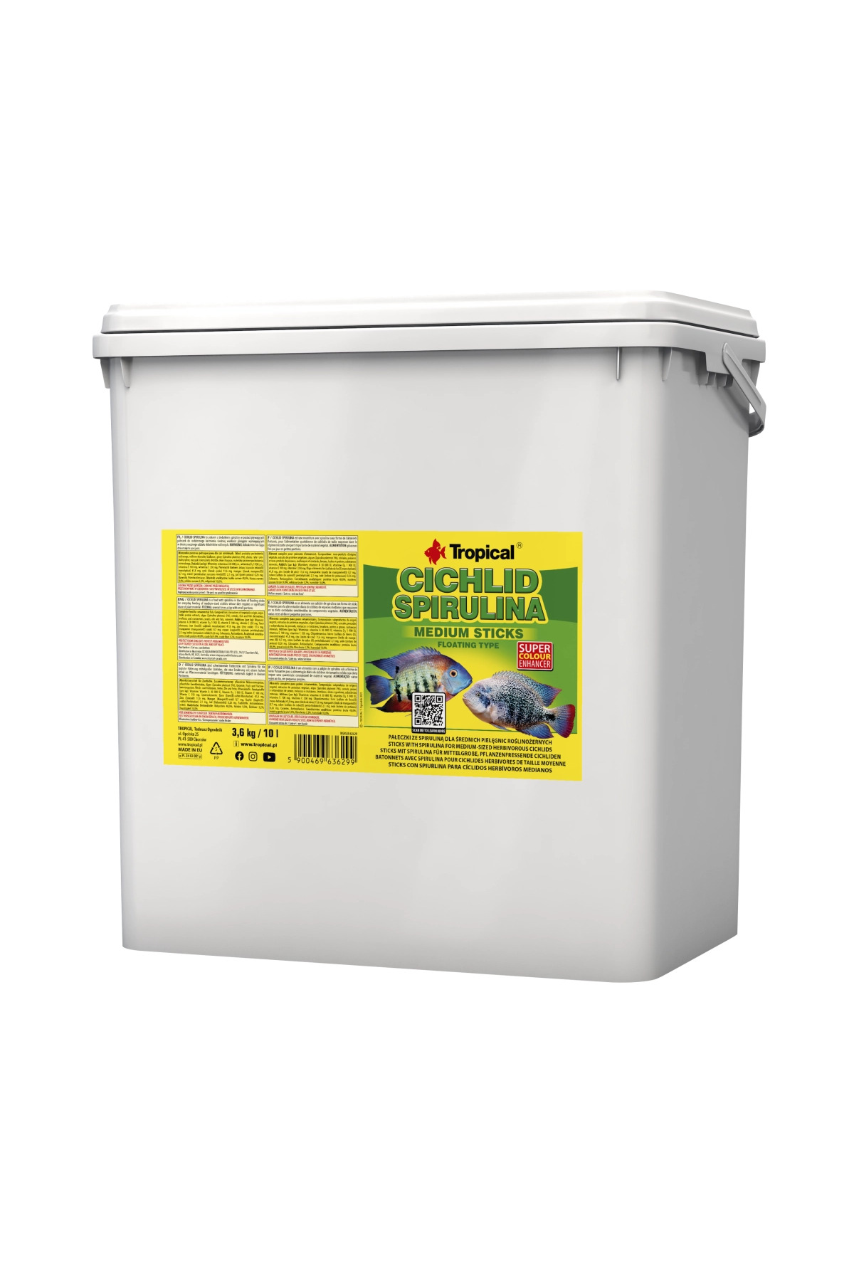 Cichlid Spirulina Medium Sticks 50 Gr Açık Cichlid Spirulina Medium Sticks 50 Gr Açık