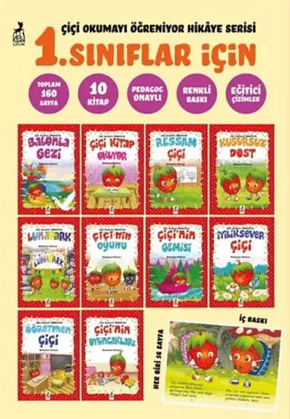 Çiçi Okumayı Öğreniyor Hikaye Serisi (1. Sınıflar için 10 Kitap) Çiçi Okumayı Öğreniyor Hikaye Serisi (1. Sınıflar için 10 Kitap)