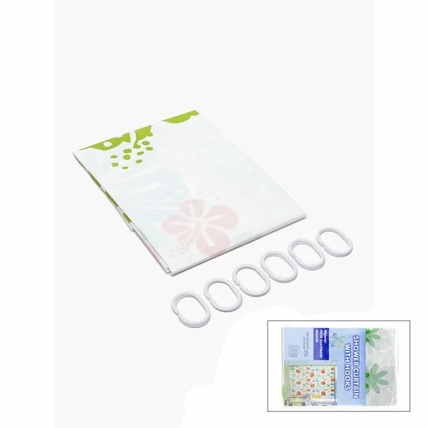 Çif Kanat Pvc Banyo Perdesi 2  Parça  X 90x180cm - 12 Halkalı Bx40 Fiyatı, Yorumları ve Özellikleri