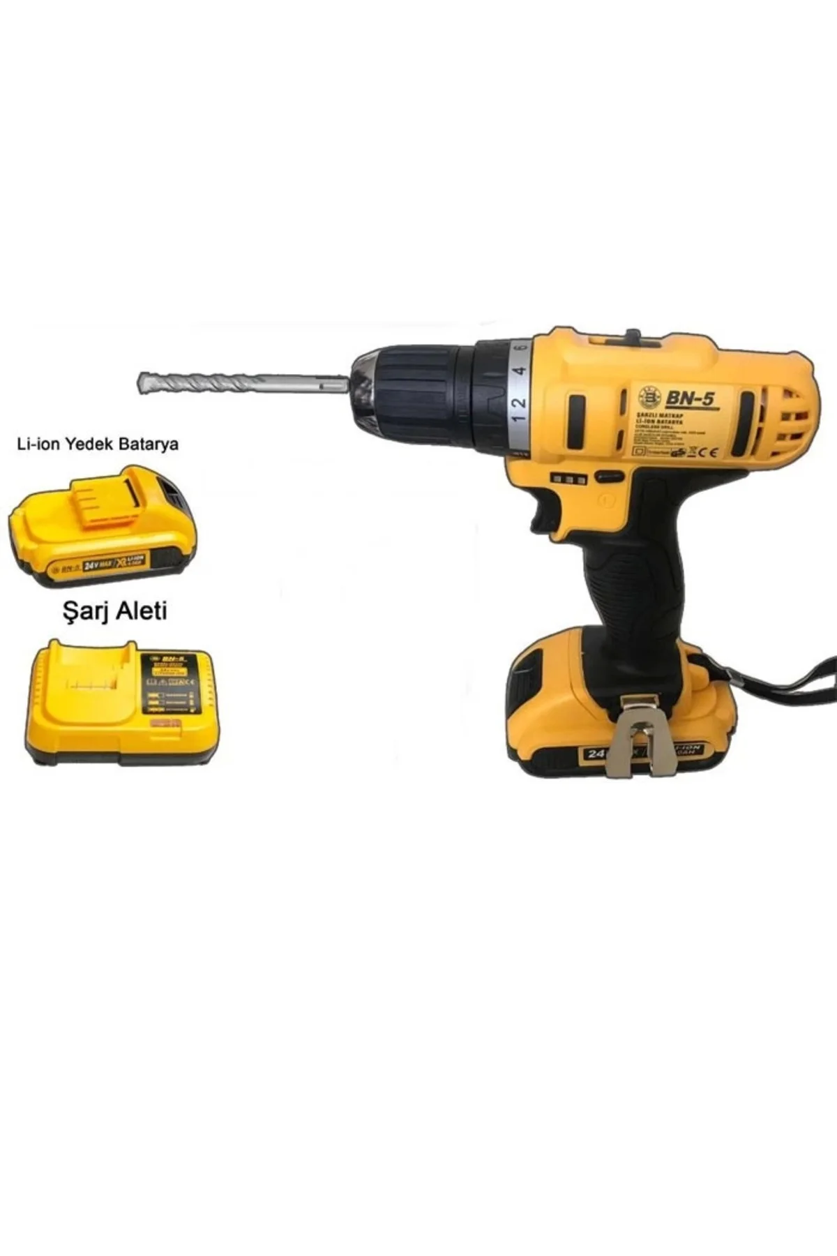 Çift Akülü Matkap Vidalama Seti ( Lisinya )