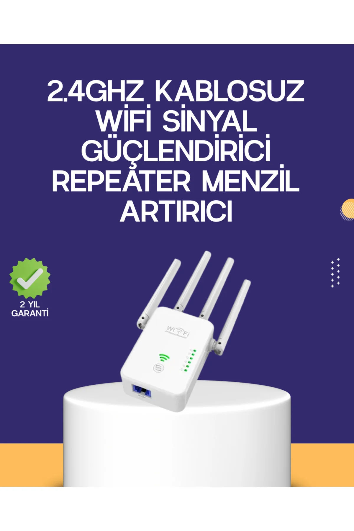 Çift Bantlı Otomatik Kurulum WiFi Repeater Menzil Genişletici - a