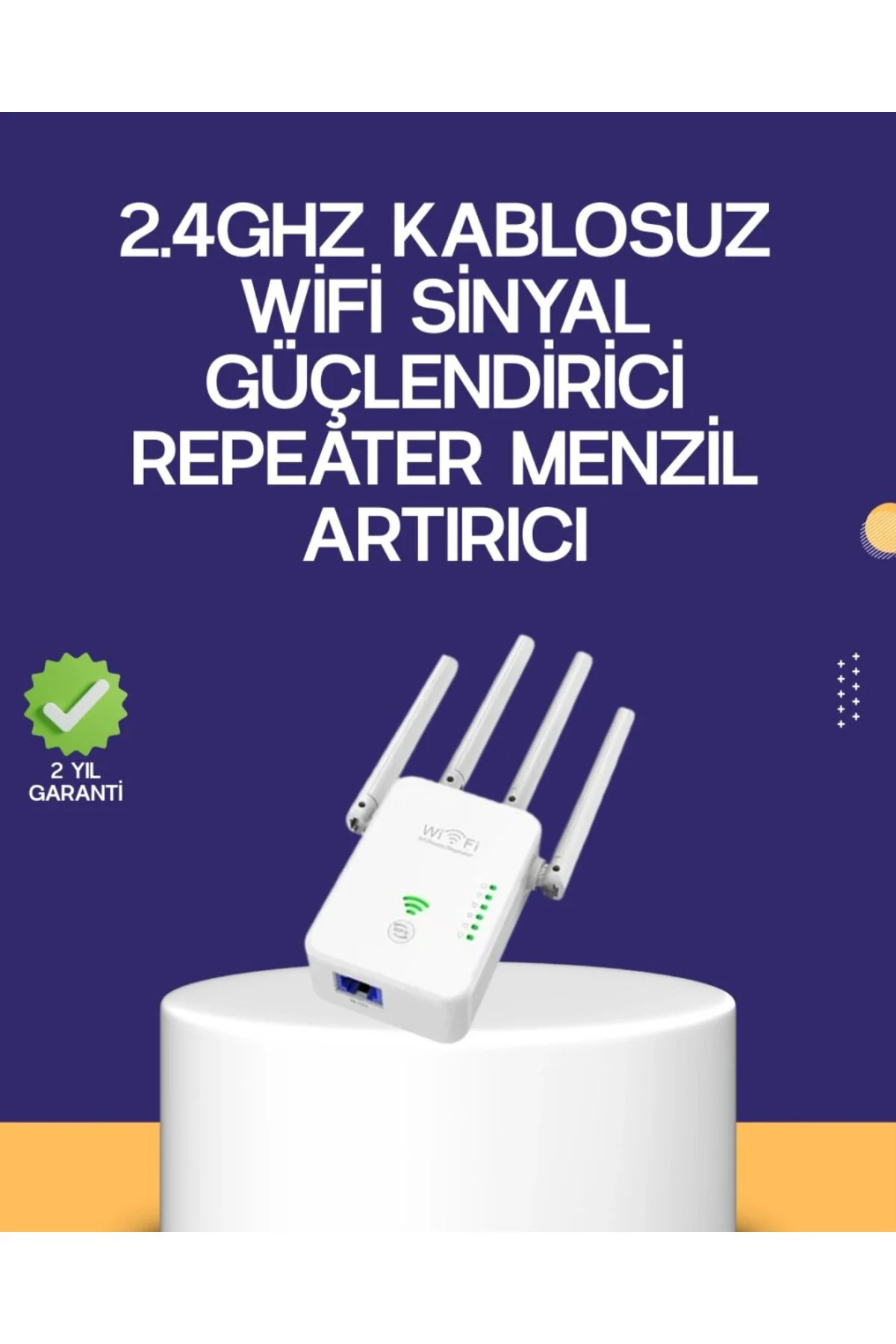 Çift Bantlı Otomatik Kurulum Wifi Repeater Menzil Genişletici